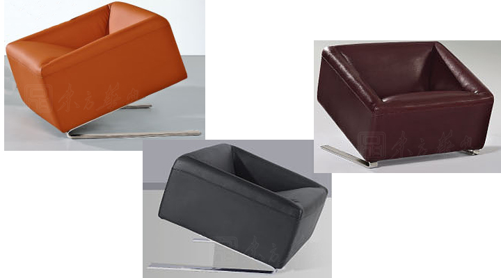 現代真皮沙發(fā)