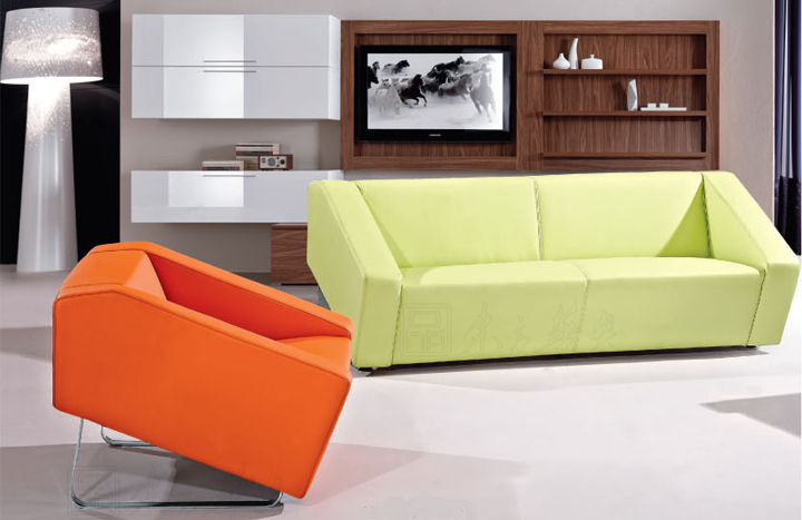 現代真皮沙發(fā)