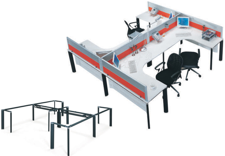 辦公臺(tái)|鋼木職員臺(tái)|辦公家具|鋼木職員臺(tái)