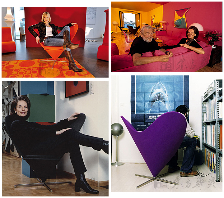 現(xiàn)代經(jīng)典休閑椅|布面休閑椅|辦公家具|潘頓心椅|心型休閑椅