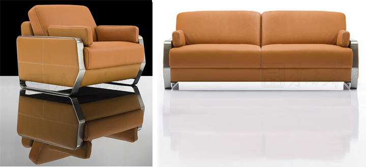 現(xiàn)代真皮沙發(fā)